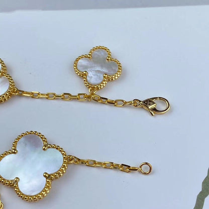 [✨ROSE✨]MAGIC CLOVER MOP GOLD BRACELET 5 MOTIFS