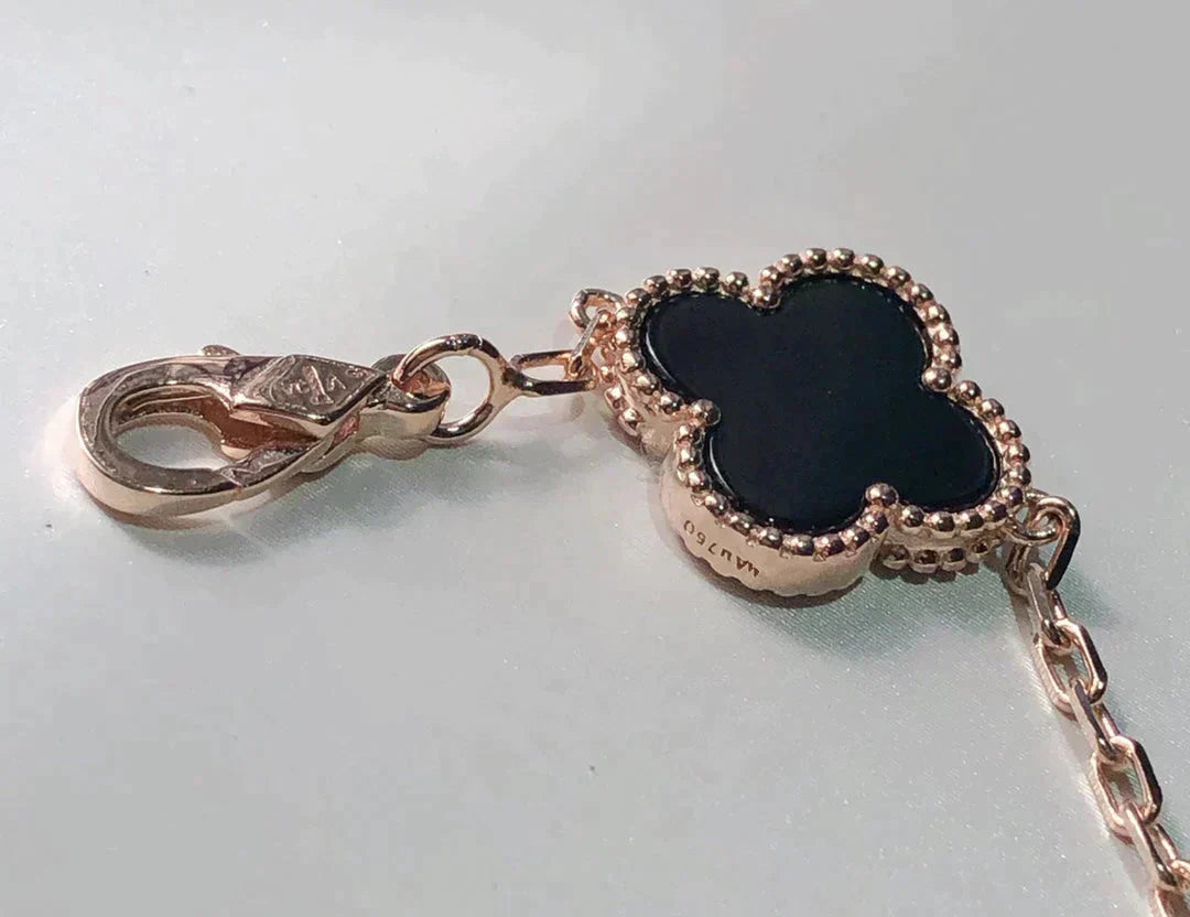 [✨ROSE✨]CLOVER 5 MOTIFS MULTICOLOR  BRACELET