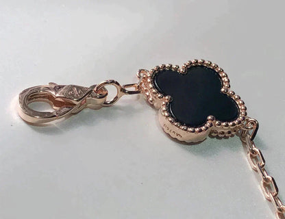 [✨ROSE✨]CLOVER 5 MOTIFS MULTICOLOR  BRACELET