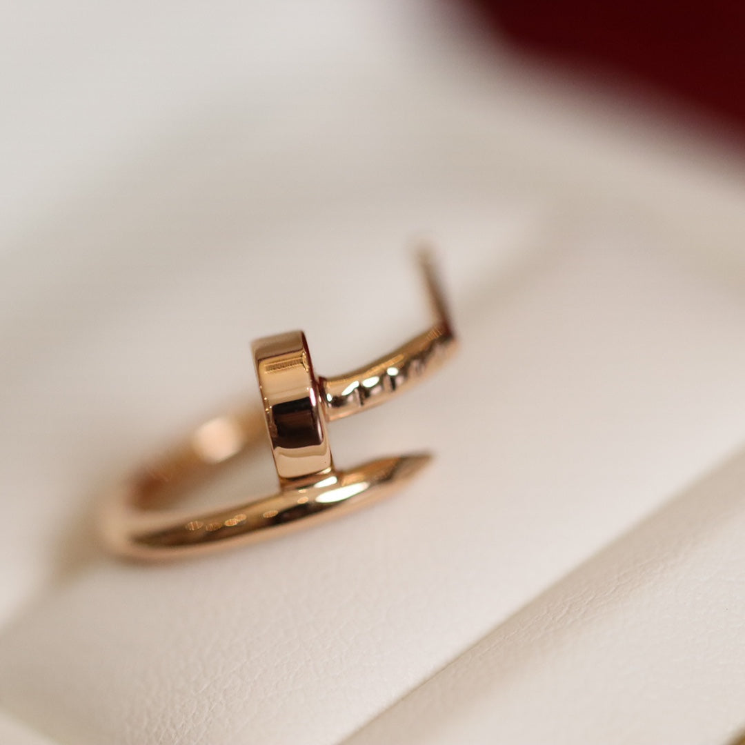 [✨ROSE✨]JUSTE EARRINGS PINK GOLD