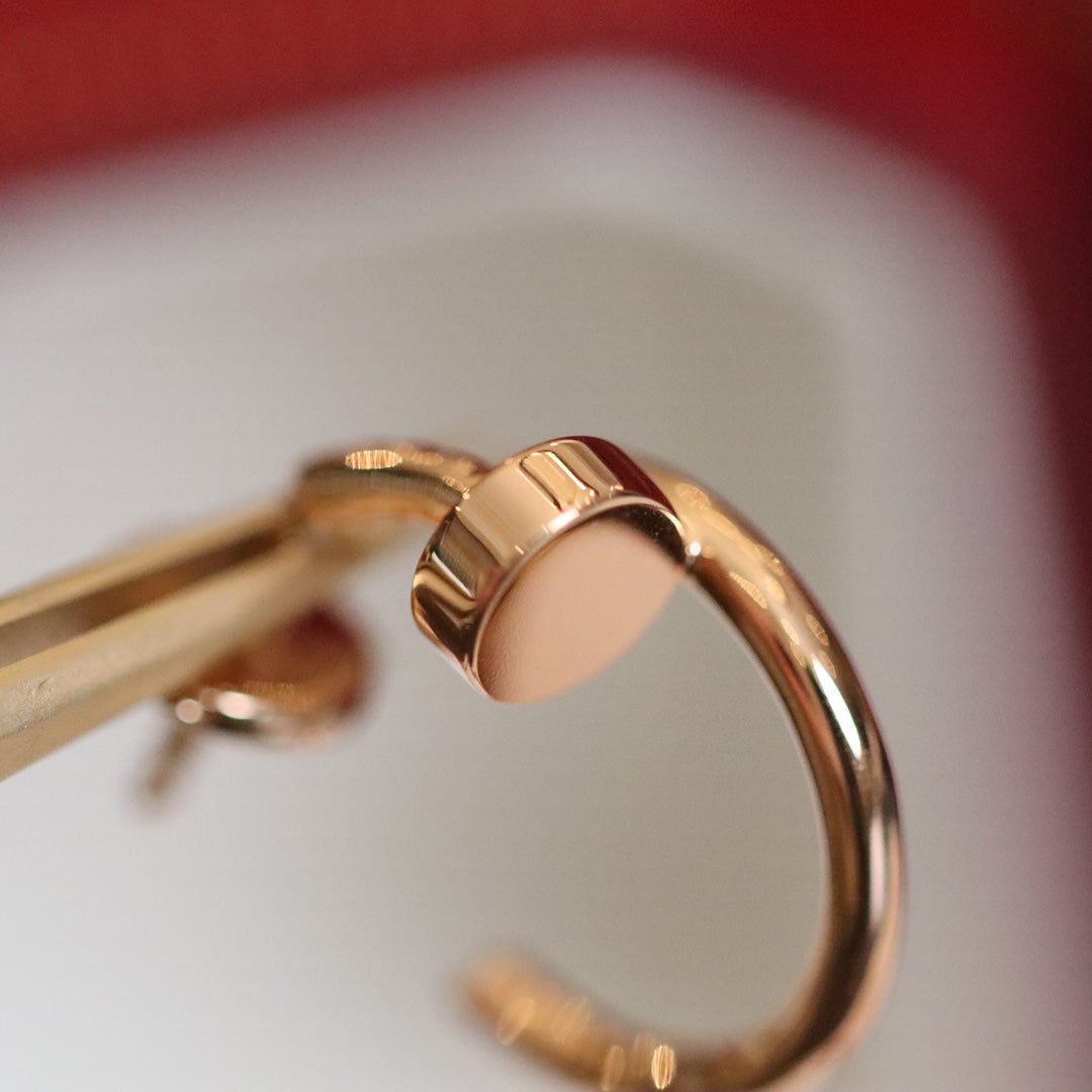 [✨ROSE✨]JUSTE EARRINGS PINK GOLD