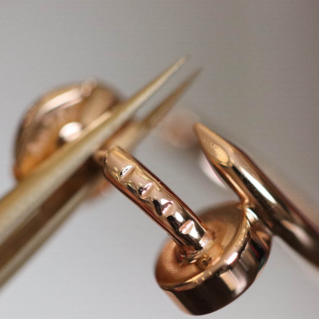 [✨ROSE✨]JUSTE EARRINGS PINK GOLD