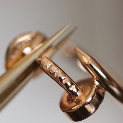 [✨ROSE✨]JUSTE EARRINGS PINK GOLD
