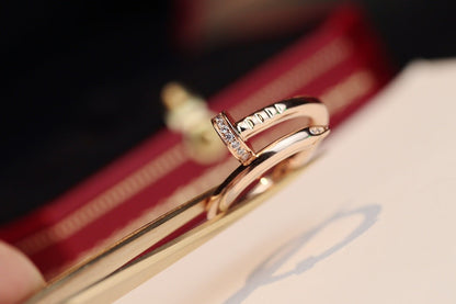 [✨ROSE✨]JUSTE RING 2.65MM PINK GOLD DIAMOND