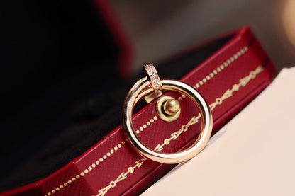 [✨ROSE✨]JUSTE RING 2.65MM PINK GOLD DIAMOND