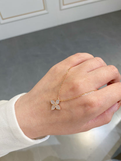 [✨ROSE✨]STAR DIAMOND NECKALCE