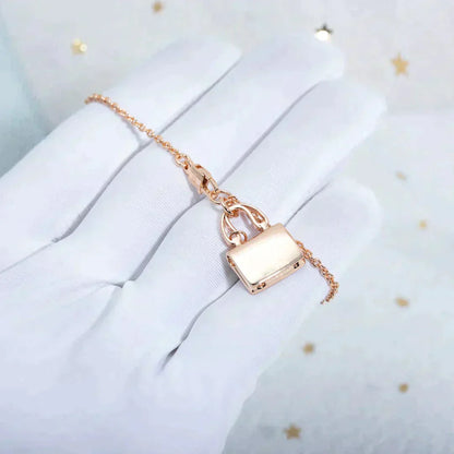 [✨ROSE✨]AMULETTE PEDANT ROSE GOLD NECKLACE