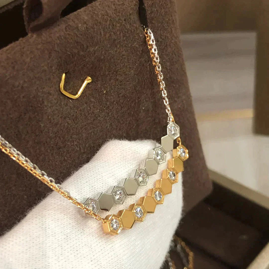 [✨ROSE✨]BEE LOVE NECKLACE DIAMOND