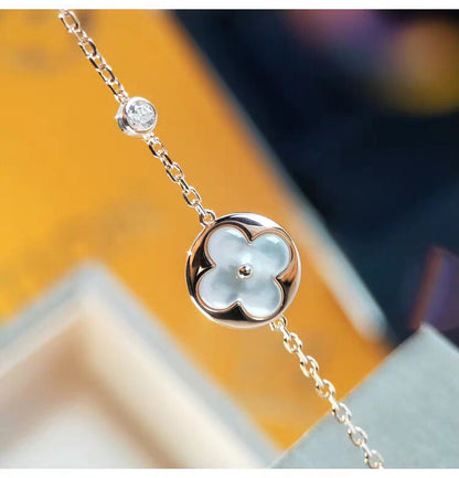[✨ROSE✨]SUN MOP GOLD 1 DIAMOND NECKLACE