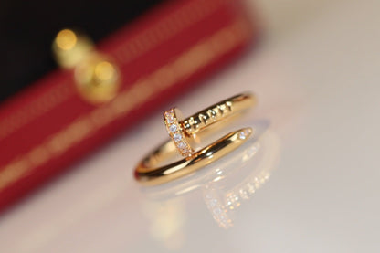 [✨ROSE✨]JUSTE RING 2.65MM GOLD DIAMOND