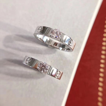 [✨ROSE✨]LOVE RING 3.6MM 1 BIG DIAMOND