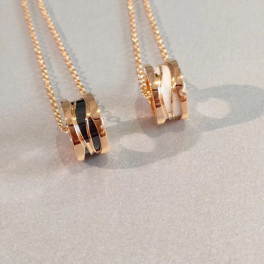 [✨ROSE✨]ZERO 1 NECKLACE PINK GOLD