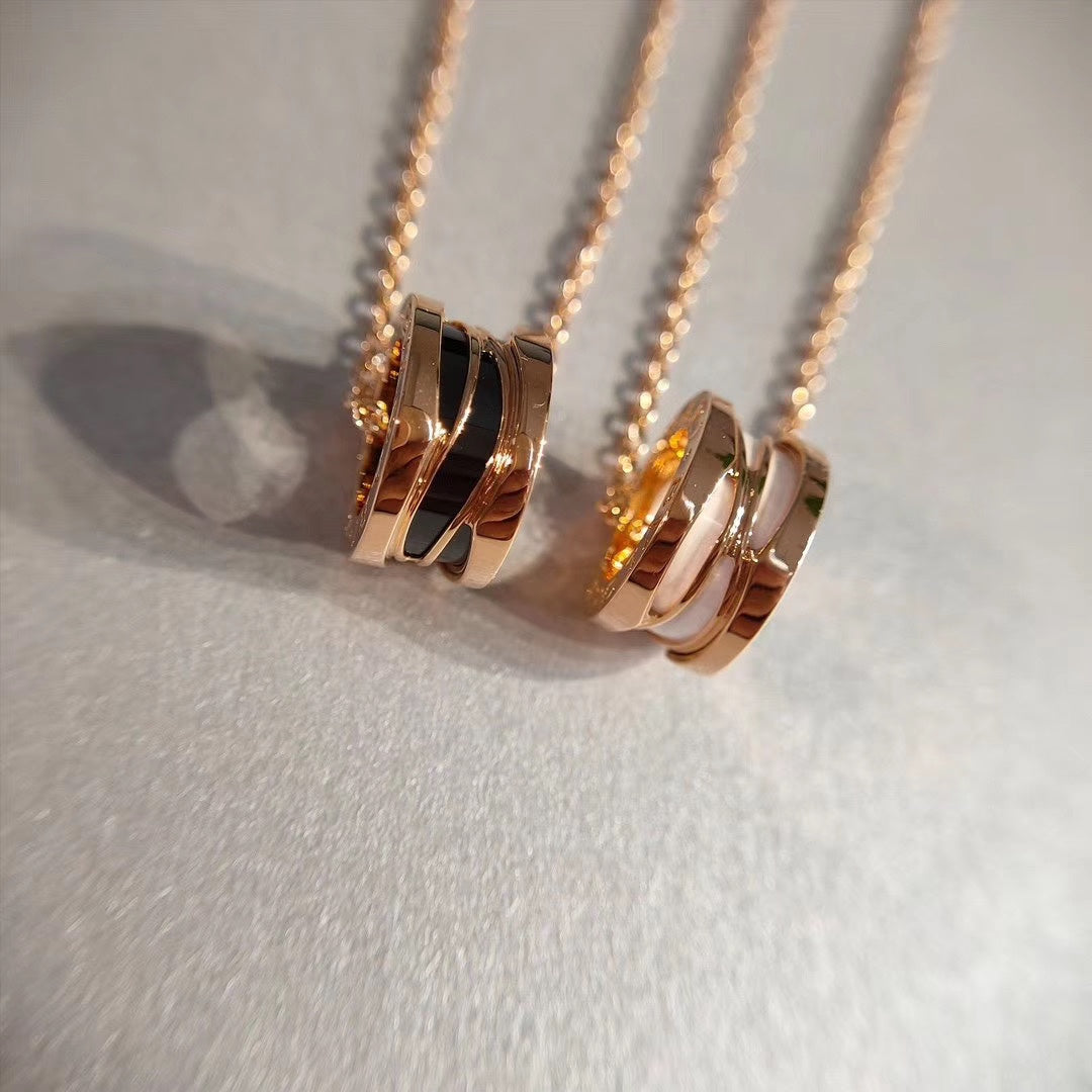 [✨ROSE✨]ZERO 1 NECKLACE PINK GOLD
