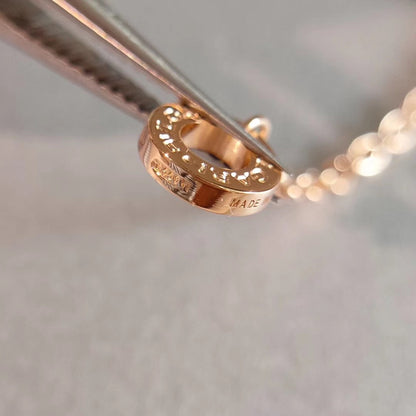 [✨ROSE✨]ZERO 1 NECKLACE PINK GOLD