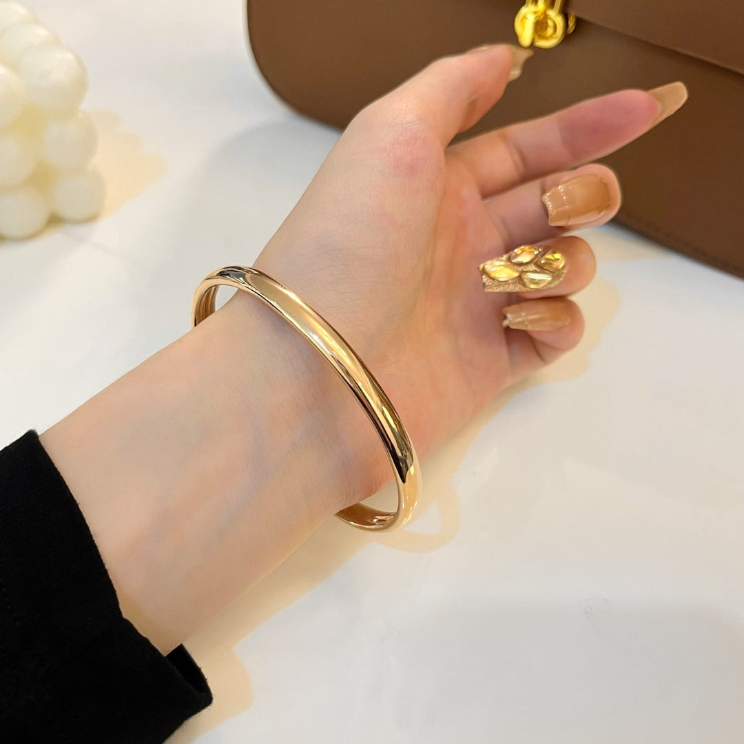 [✨ROSE✨]PANTHERE GOLD DIAMOND OPEN BRACELET