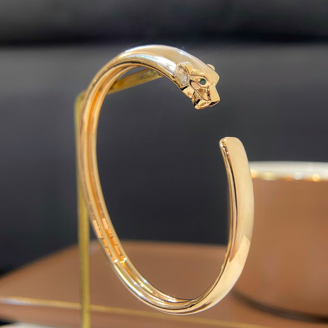 [✨ROSE✨]PANTHERE GOLD OPEN BRACELET