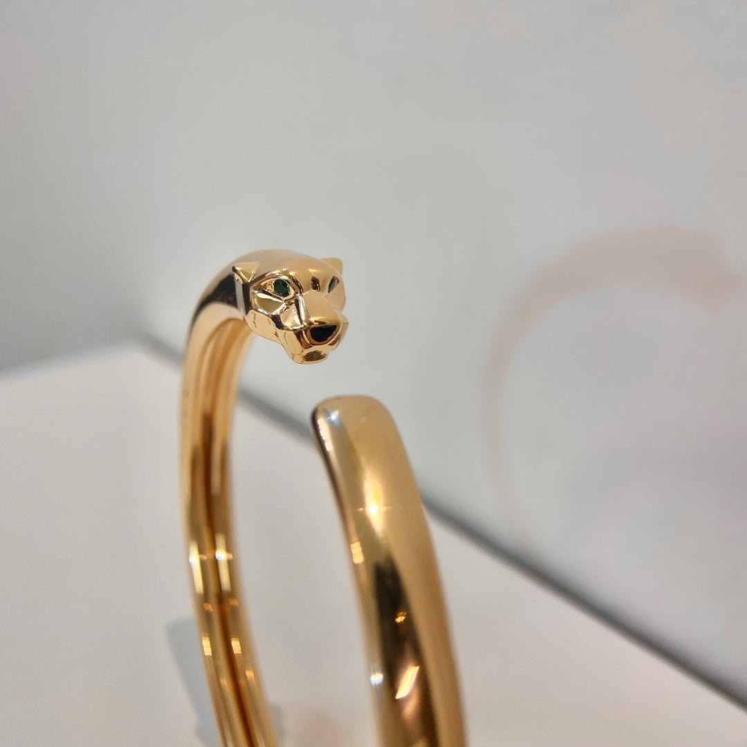 [✨ROSE✨]PANTHERE GOLD OPEN BRACELET