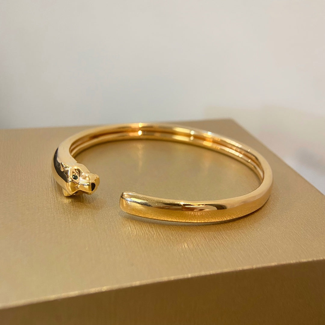 [✨ROSE✨]PANTHERE GOLD OPEN BRACELET