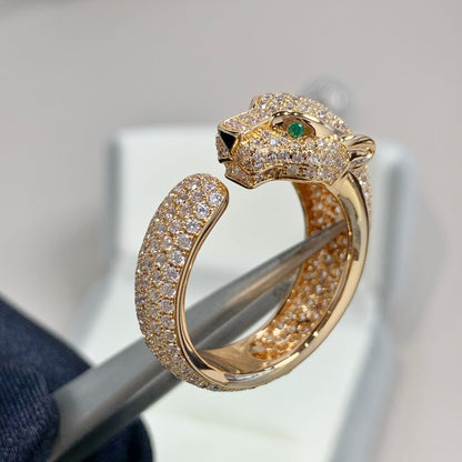 [✨ROSE✨]PANTHERE PINK GOLD DIAMOND RING