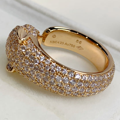 [✨ROSE✨]PANTHERE PINK GOLD DIAMOND RING