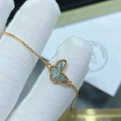 [✨ROSE✨]BUTTERFLY DARK MOP BUTTERFLY BRACELET