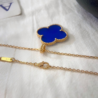 [✨ROSE✨]CLOVER 25MM NECKLACE TURQUOISE ROSE GOLD