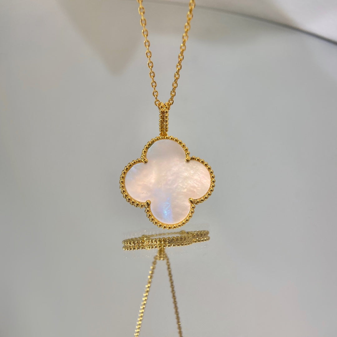 [✨ROSE✨]CLOVER 25MM MOP LARGE PENDANT NECKLACE