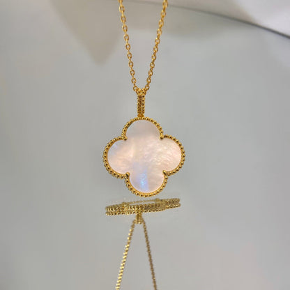 [✨ROSE✨]CLOVER 25MM MOP LARGE PENDANT NECKLACE