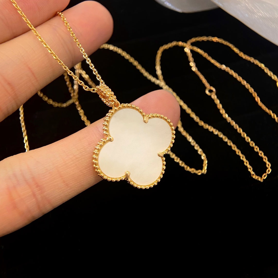 [✨ROSE✨]CLOVER 25MM MOP LARGE PENDANT NECKLACE