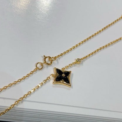 [✨ROSE✨]STAR BLACK MOP NECKLACE