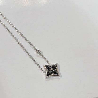 [✨ROSE✨]STAR BLACK MOP NECKLACE