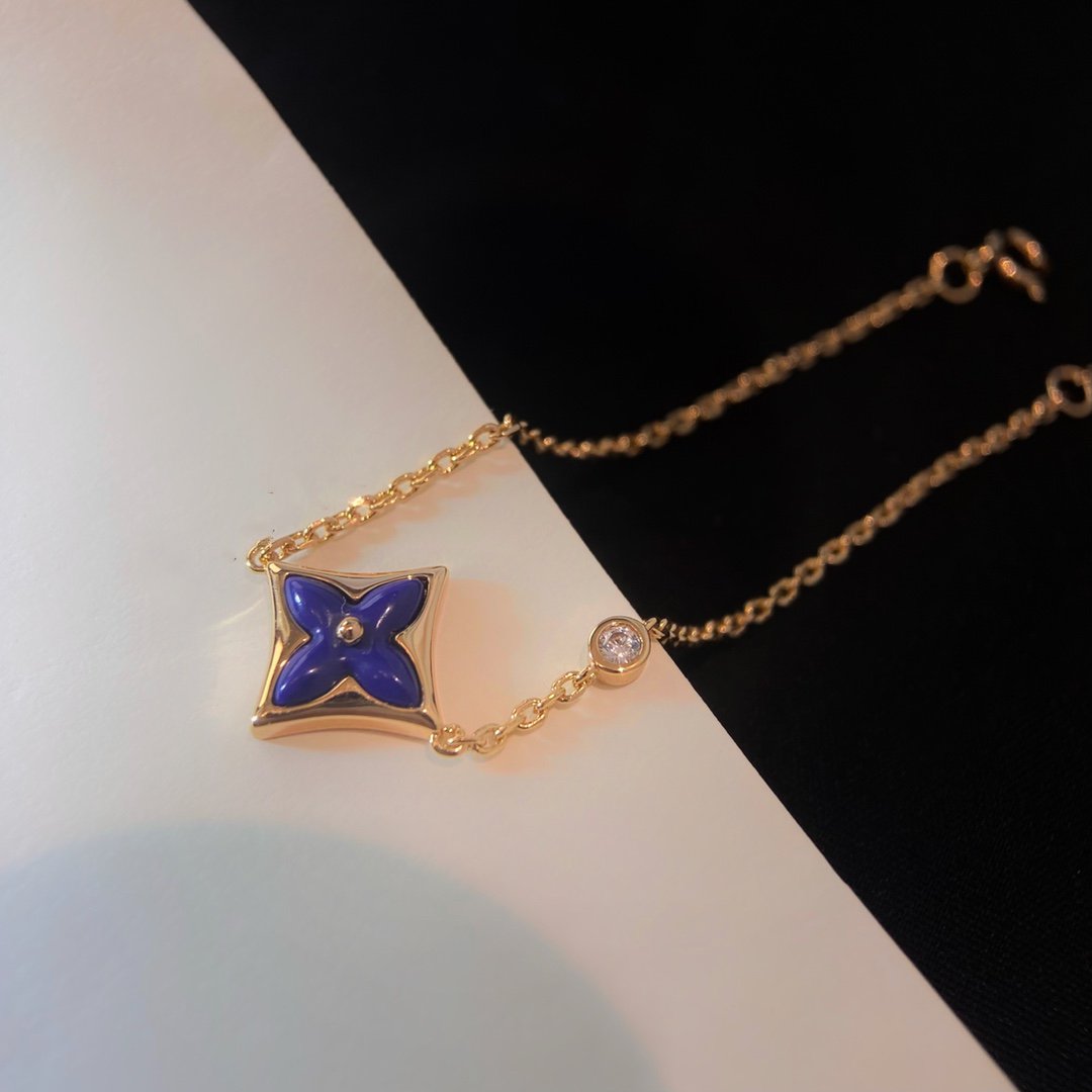 [✨ROSE✨]COLOR STAR PINK GOLD DIAMOND BRACELET