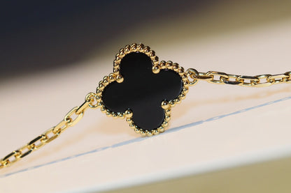 [✨ROSE✨]CLOVER 20 MOTIFS ONYX ROSE GOLD