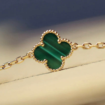 [✨ROSE✨]CLOVER 20 MOTIFS MALACHITE GOLD