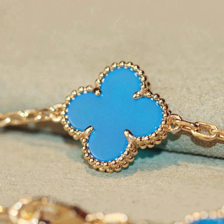 [✨ROSE✨]CLOVER 20 MOTIFS TURQUOISE GOLD