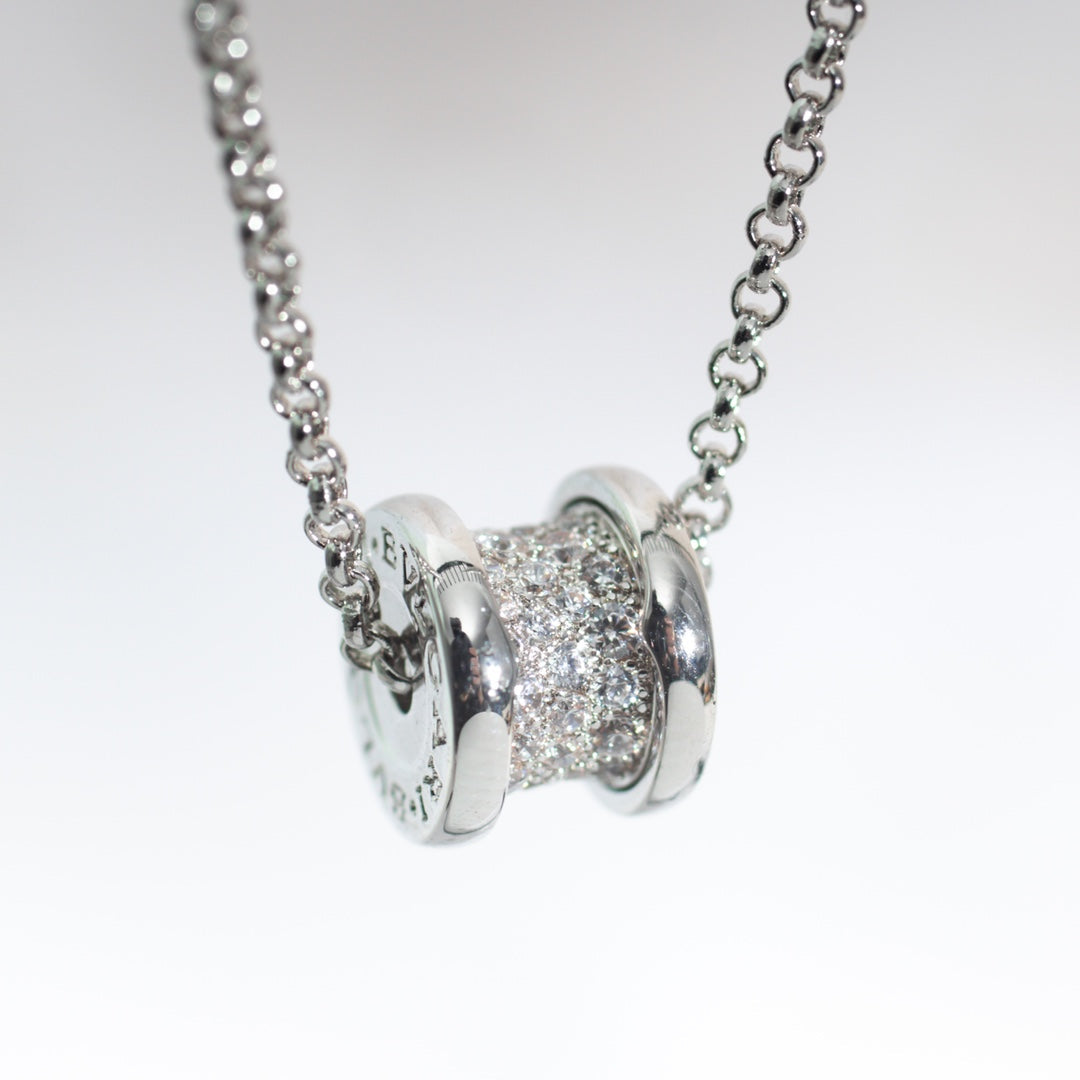 [✨ROSE✨]ZERO 1 SILVER DIAMOND NECKLACE
