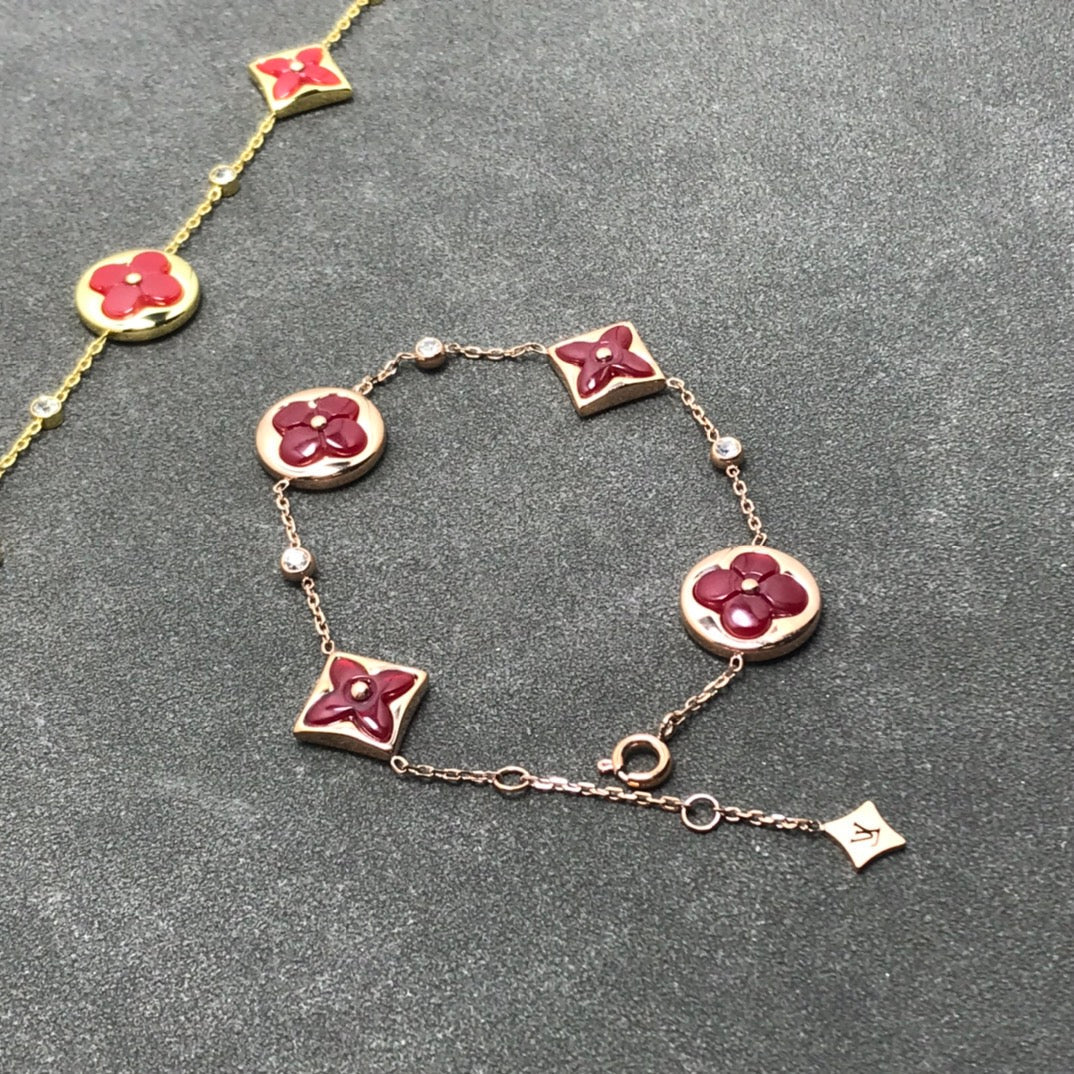 [✨ROSE✨]STAR AND SUN CARNELIAN 4 MOTIFS 3 DIAMONDS