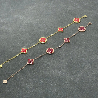 [✨ROSE✨]STAR AND SUN CARNELIAN 4 MOTIFS 3 DIAMONDS