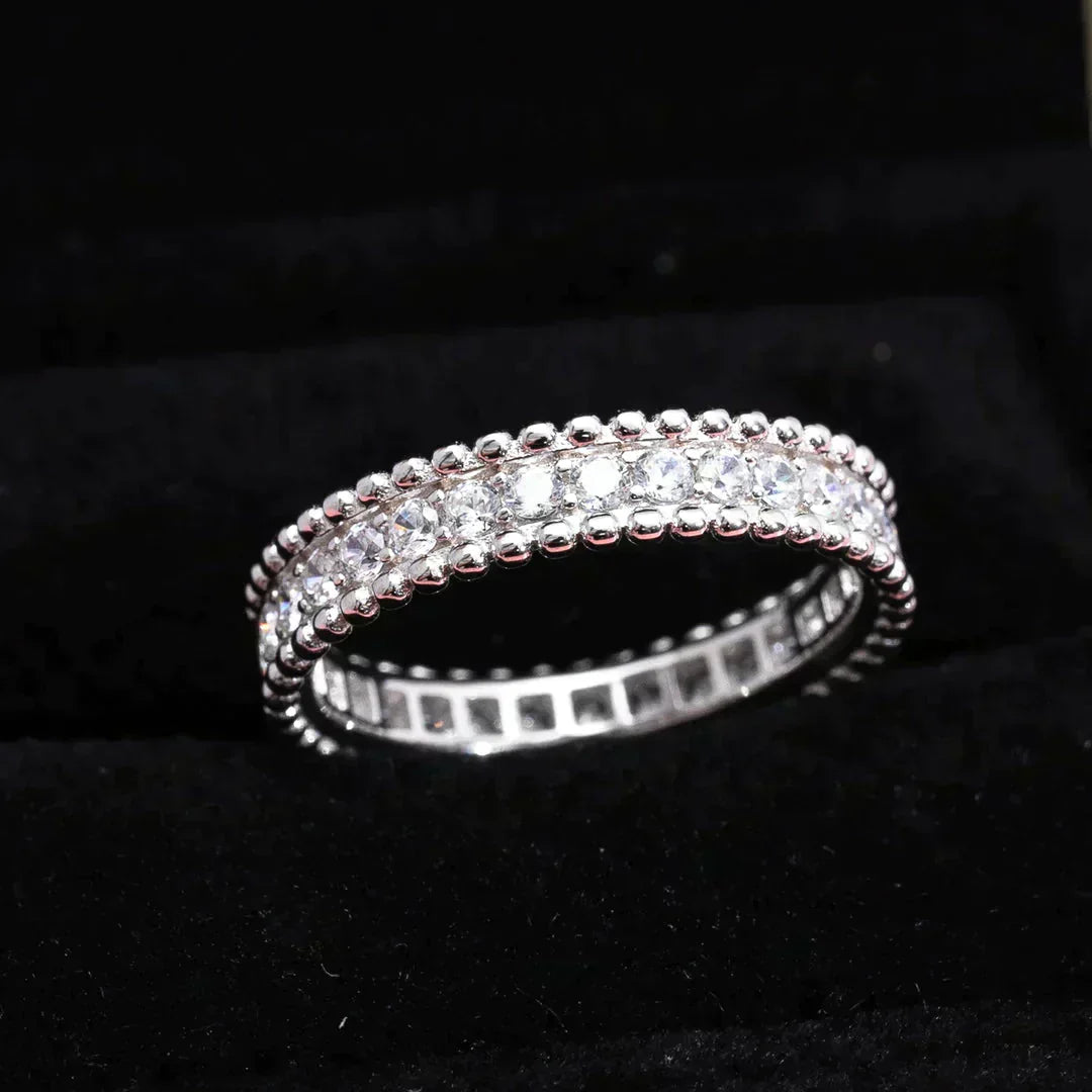[✨ROSE✨]PERLEE DIAMOND SILVER RING