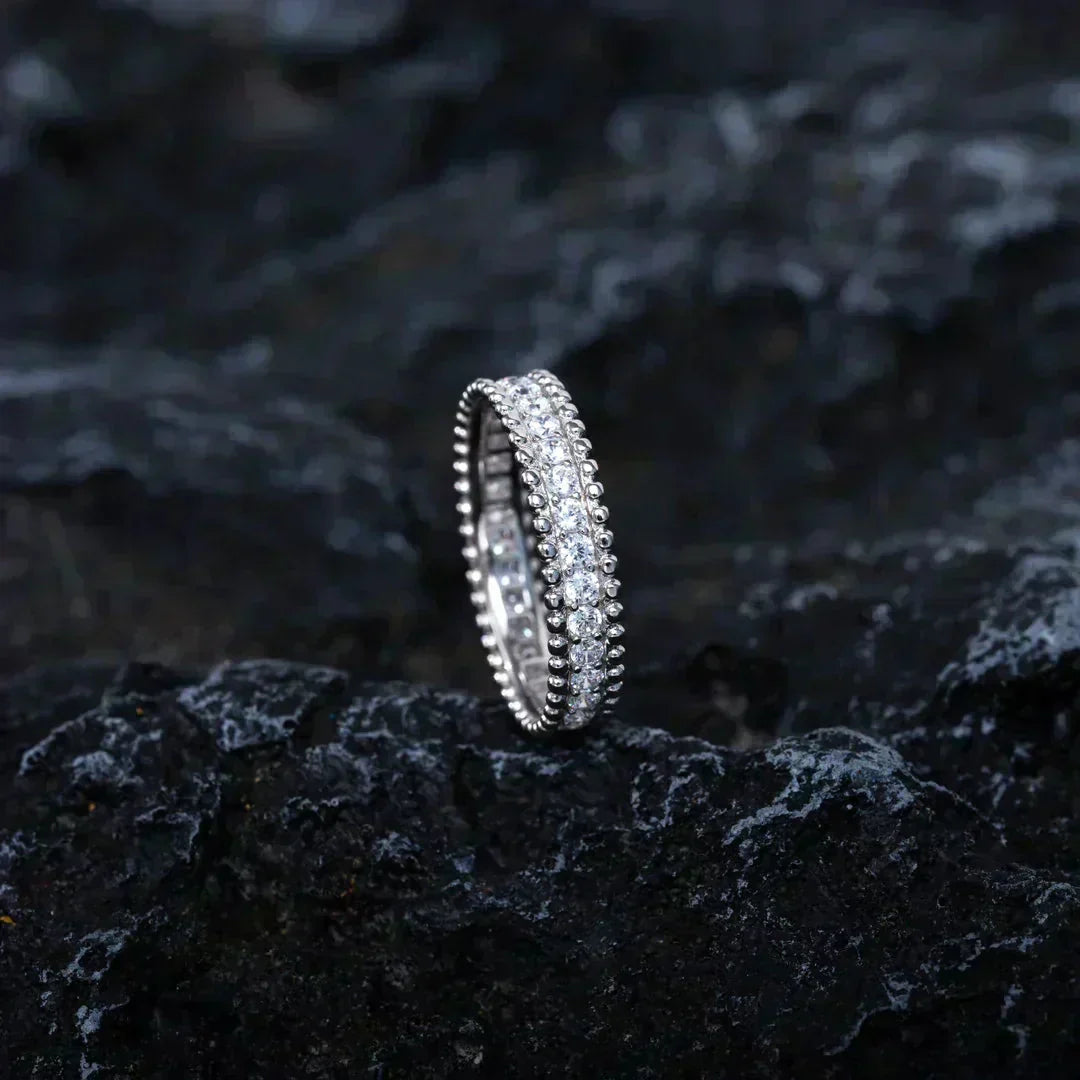 [✨ROSE✨]PERLEE DIAMOND SILVER RING