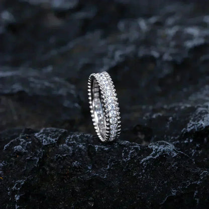 [✨ROSE✨]PERLEE DIAMOND SILVER RING