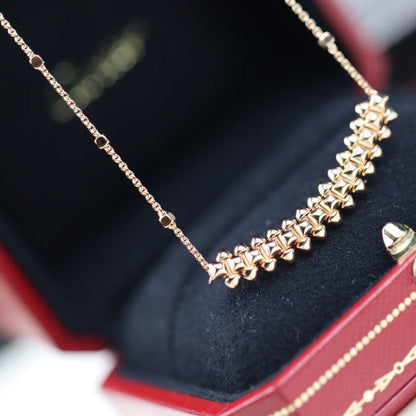 [✨ROSE✨]CLASH PINK GOLD NECKLACE