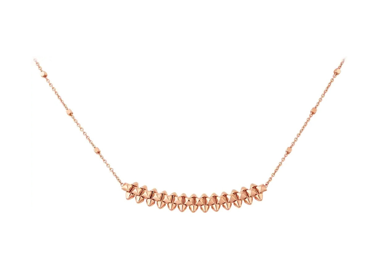 [✨ROSE✨]CLASH PINK GOLD NECKLACE