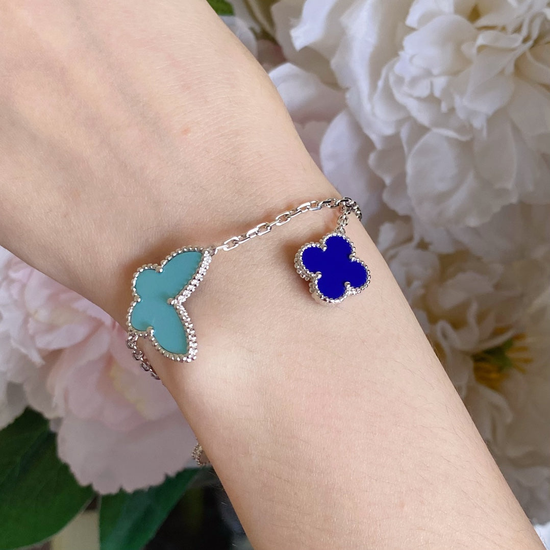 [✨ROSE✨]LUCKY SPRING SILVER BRACELET 4 MOTIF