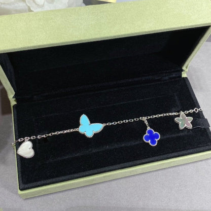 [✨ROSE✨]LUCKY SPRING SILVER BRACELET 4 MOTIF