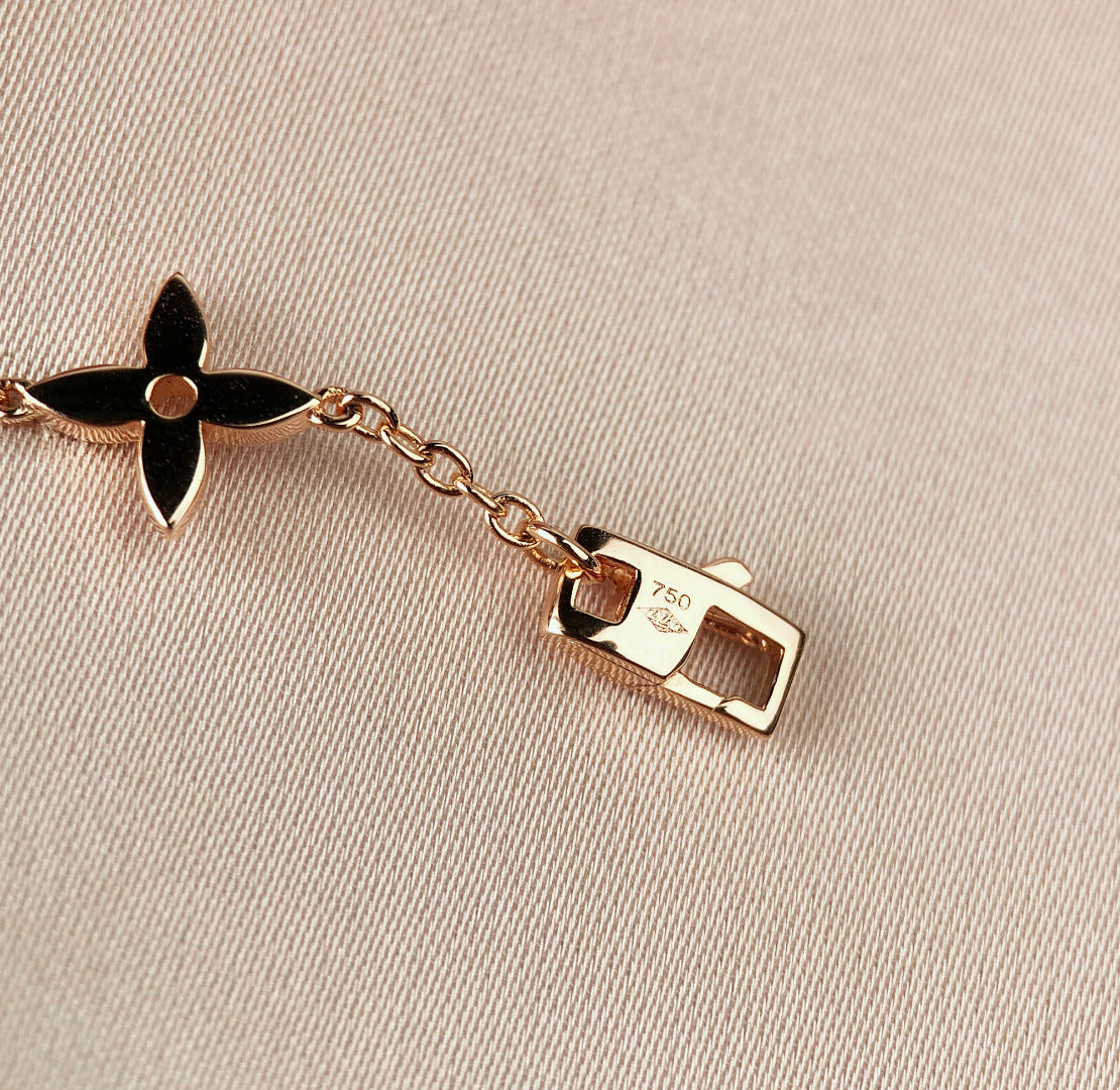 [✨ROSE✨]STAR AND SUN 7 MOTIFS GOLD BRACELET