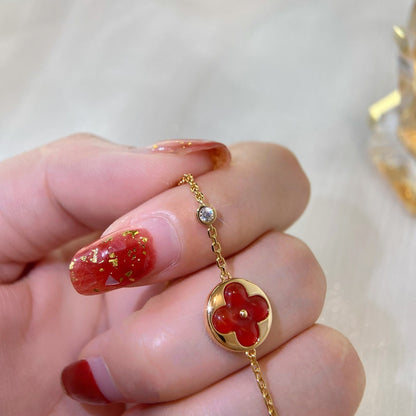 [✨ROSE✨]SUN PEDANT CARNELIAN BRACELET