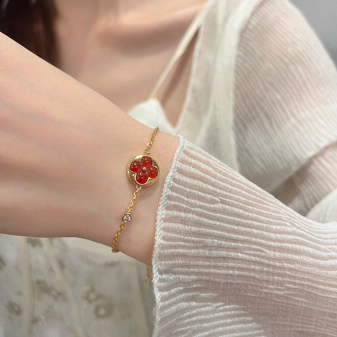 [✨ROSE✨]SUN PEDANT CARNELIAN BRACELET