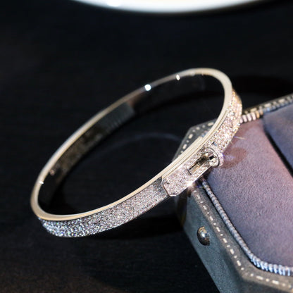 [✨ROSE✨]KELLY BRACELET DIAMOND PAVED