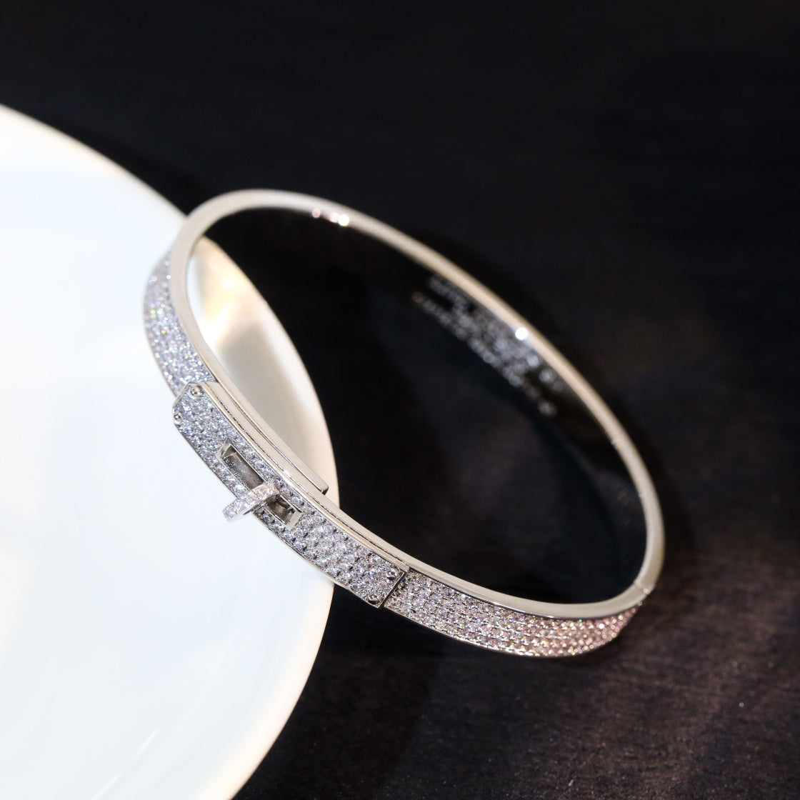 [✨ROSE✨]KELLY BRACELET DIAMOND PAVED